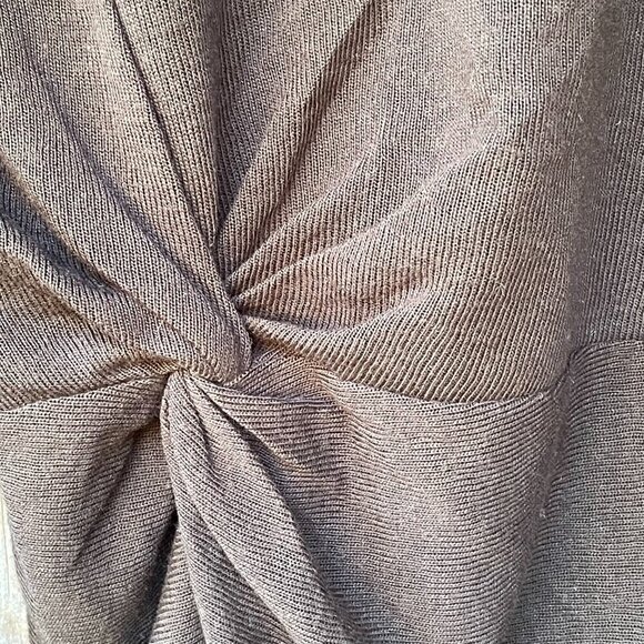 NWT Sanctuary Knot Your Business Black Crew Neck Sweater Womens L Recycled - Picture 6 of 13